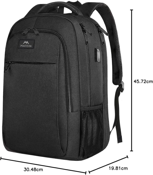 Imagen de MATEIN Mochila Antirrobo Impermeable para 15.6" Laptop 💼 en OfertitasTOP
