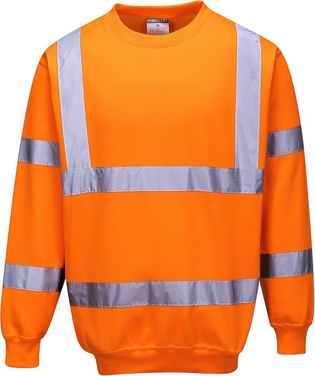 Thumbnail 3 de Portwest B303ORR5XL Sweatshirt haute visibilité 5XL