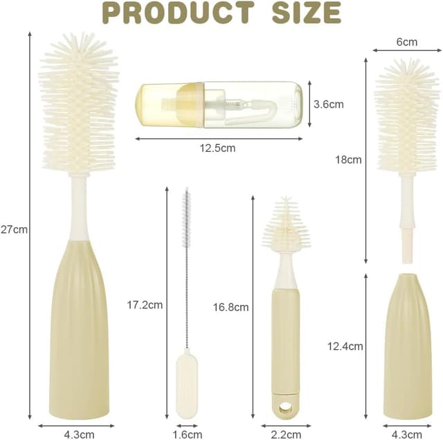 Detalle 2 de Vicloon bottle brush set 3-in-1