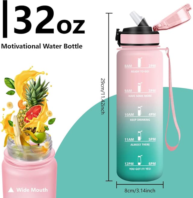 Thumbnail 4 de Grsta Botella 1 L con Pajita a prueba de fugas