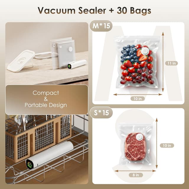 Thumbnail 6 de Natupo Compact Vacuum Sealer 60-80 kPa