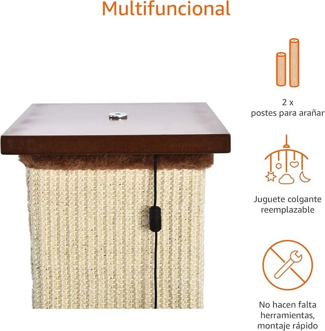 Thumbnail 6 de Amazon Basics Rascador para gatos 42 cm 🐱