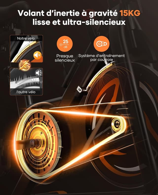 Detalle 2 de Toputure Velo D Appartement Magnetique 160 kg