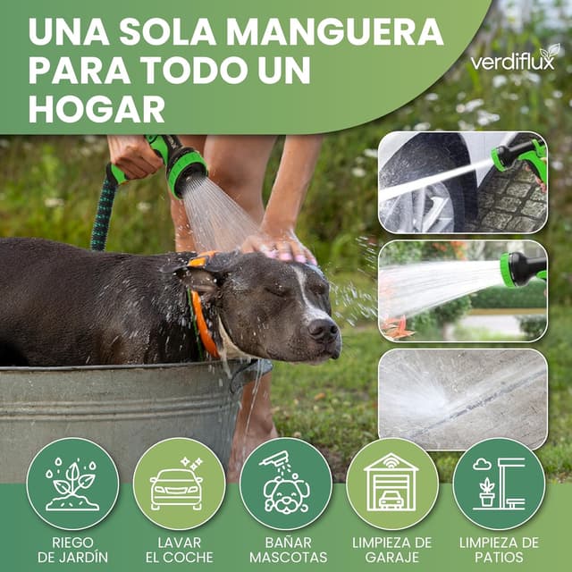 Thumbnail 6 de Verdiflux Manguera Jardin 15 metros 🌿