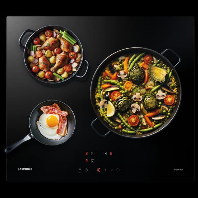 Imagen de Samsung NZ63M3NM1BB Placa inducción 3 zonas 28 cm en OfertitasTOP