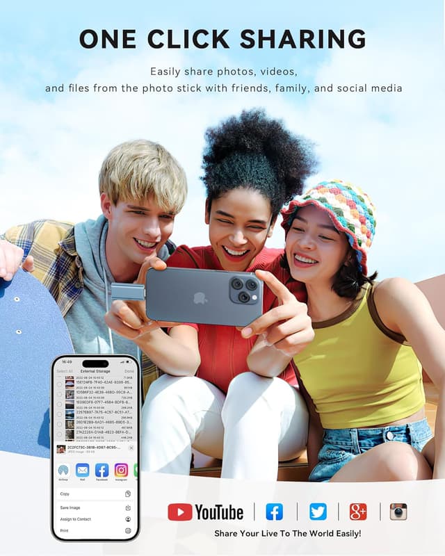 Thumbnail 5 de ROSPE USB Stick 128GB Lightning USB 3.0 flash drive