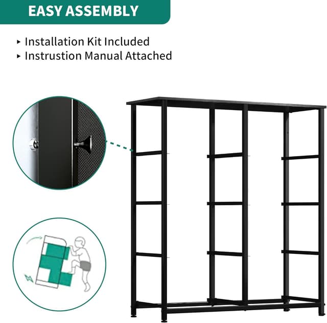 Thumbnail 6 de YITAHOME Cajonera de Tela con 8 Cajones y Parte Superior en Madera