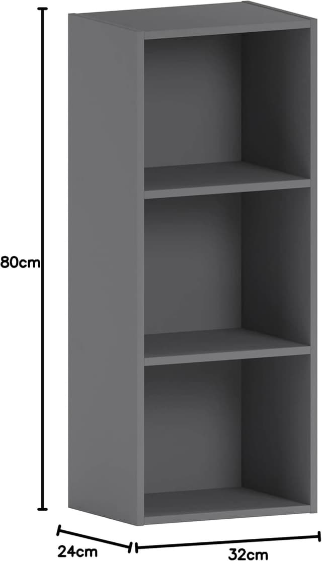 Detalle 2 de Vida Designs Oxford 3 Tier Cube Bookcase