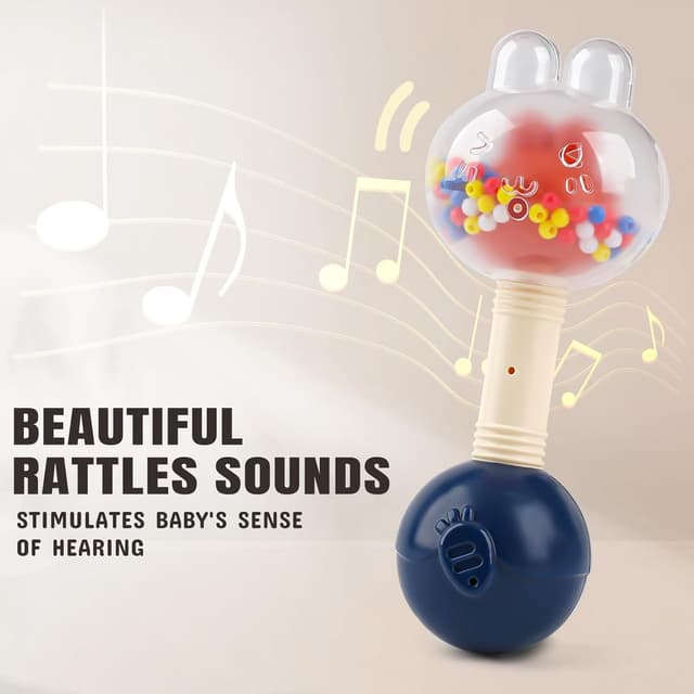 Detalle 2 de Baby Toys 0-6 Months Rattles Sensory Teething Toys