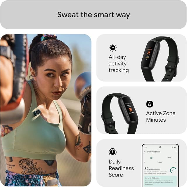 Detalle 2 de Google Fitbit Inspire 3 activity tracker 10 days battery