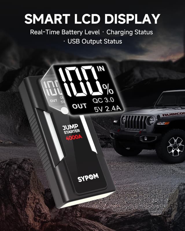 Thumbnail 4 de SYPOM Jump Starter 4000A Peak