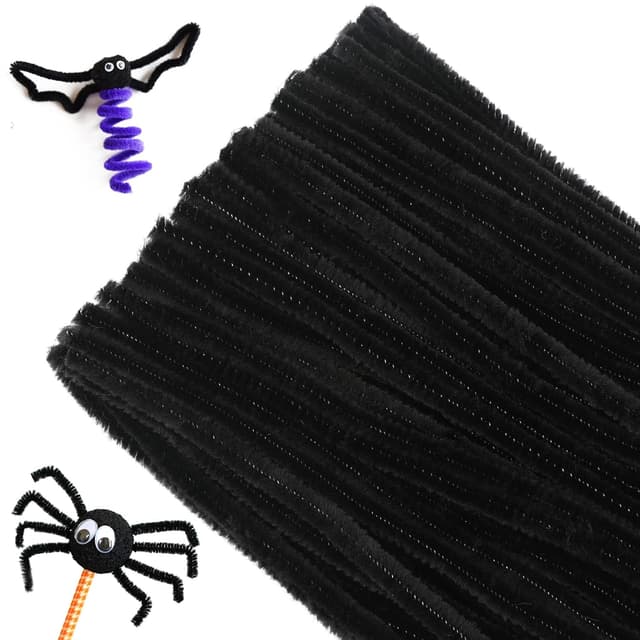 Imagen de G2PLUS Black Pipe Cleaners 30cm for Craft en OfertitasTOP