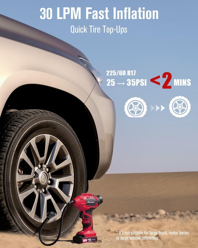 Detalle 2 de AVID POWER Tire Inflator 20V Portable Air Compressor