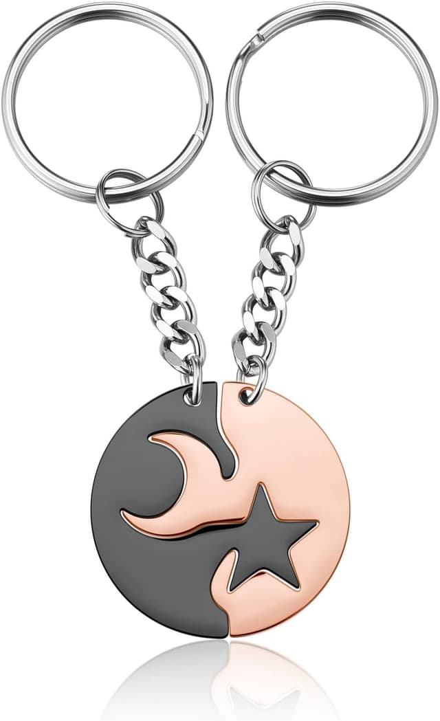 Imagen de PiercingJak Porte-clĂ©s Couple Puzzle 30 mm đ en OfertitasTOP