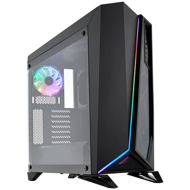 Detalle de Corsair Carbide SPEC-OMEGA RGB USB 3.0 (cristal templado) semitorre