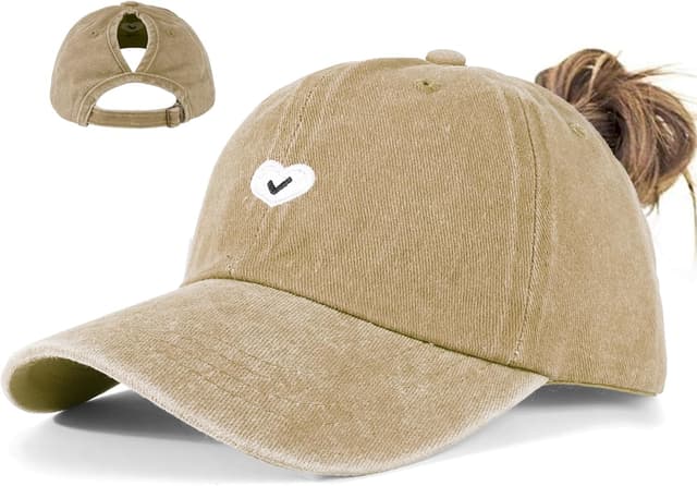 Detalle de NOEMIN ponytail baseball cap for high hair