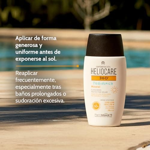 Detalle de Heliocare 360º Pediatrics Mineral SPF 50+ mineral infantil para piel sensible y atópica (50 ml)