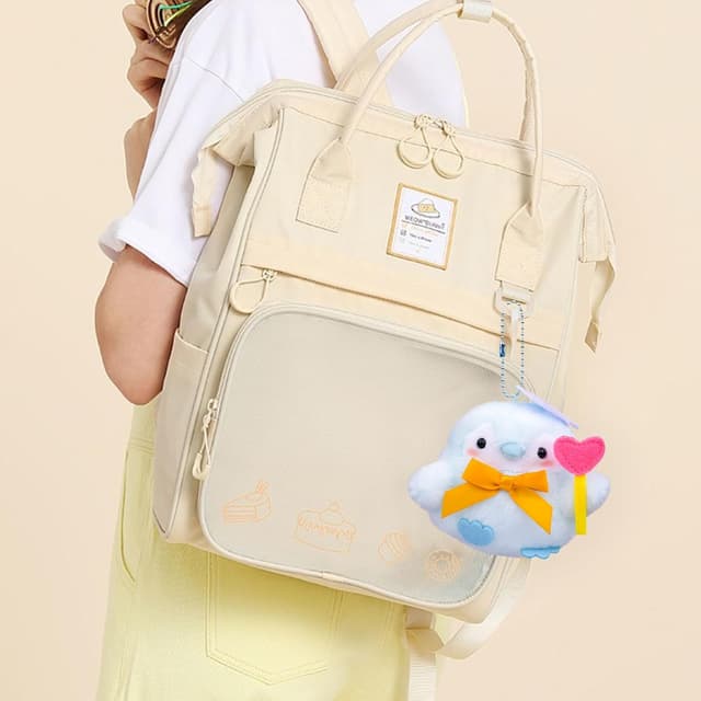 Detalle 1 de Pinguin Plüsch Schlüsselanhänger 8x7x9 cm