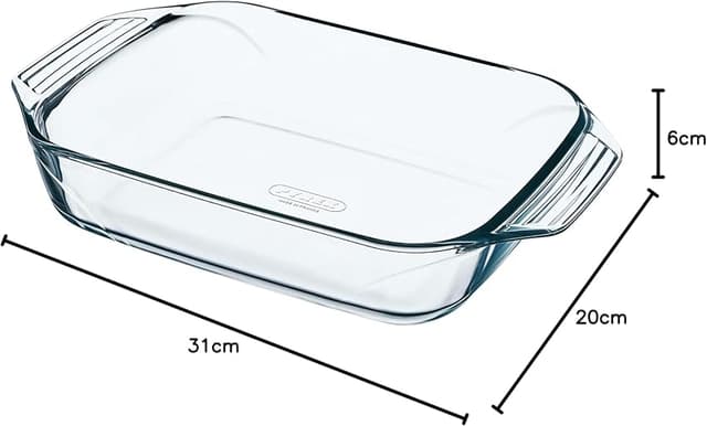 Imagen de Pyrex Irresistible - Plato rectangular de vidrio para hornear 🍽 en OfertitasTOP
