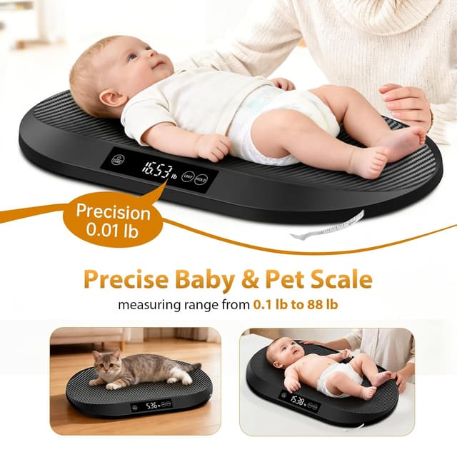 Thumbnail 1 de KUAIVO Babywaage 40 kg, 5 g Genauigkeit