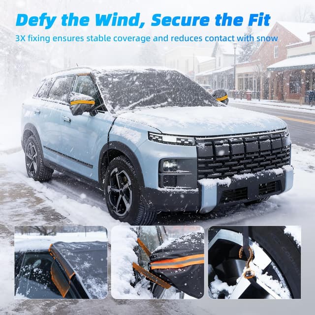 Thumbnail 6 de DooGooCoo 700D Windshield Snow Cover for Cars