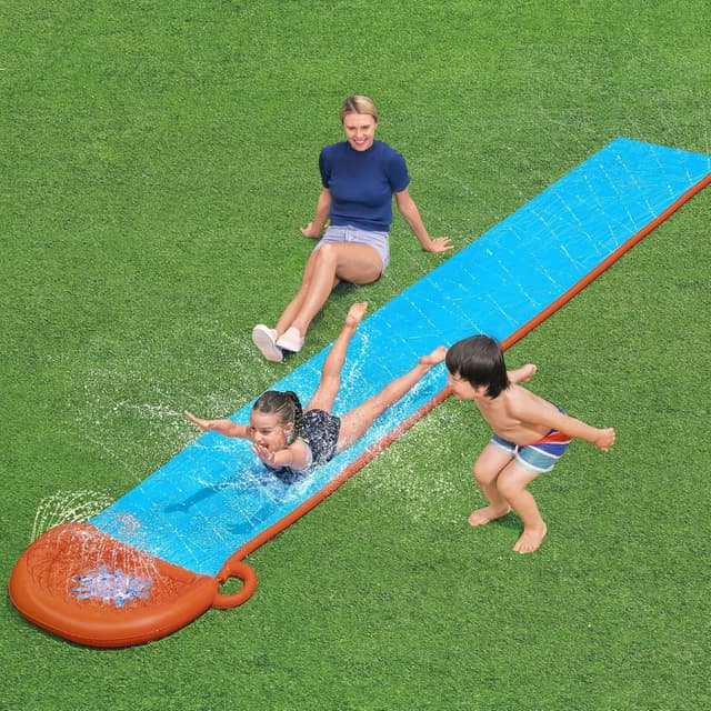 Detalle 2 de Bestway H20GO Resbaladilla de Agua Inflable 4.88 m con Aspersores🌊