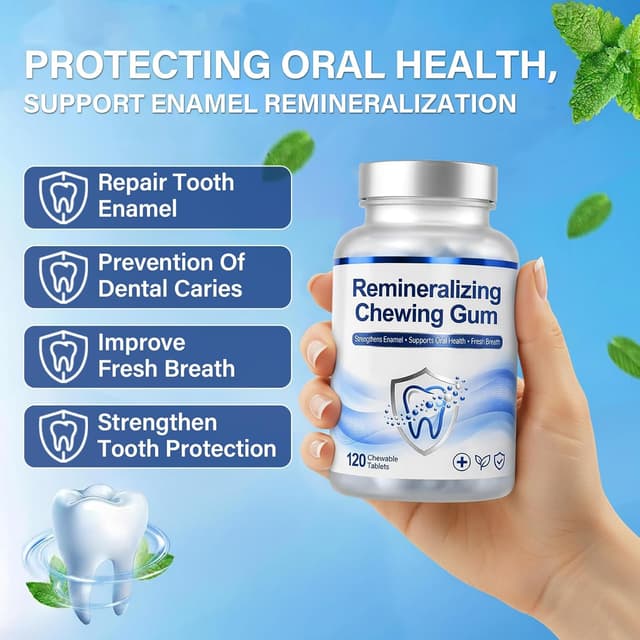 Thumbnail 6 de Remineralising Gum Hydroxyapatite 120 Tablets
