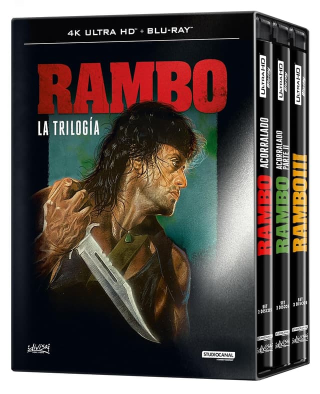 Detalle de Divisa HV Rambo La Trilogía 4K UHD