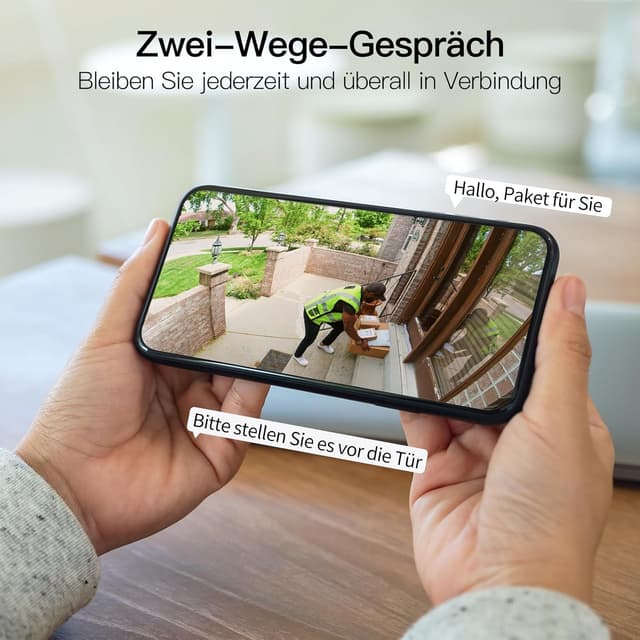 Thumbnail 6 de VIM TAG 2,5K WLAN-Außenüberwachungskamera mit KI-Bewegungserkennung, 5G/WLAN, 2er-Set