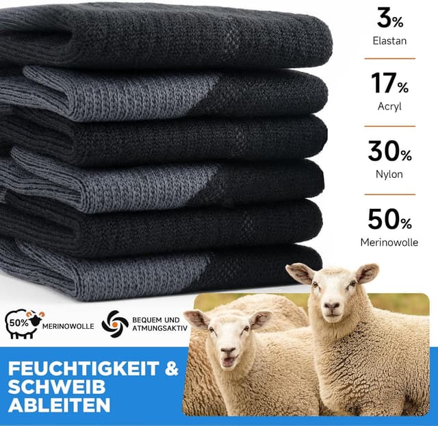 Thumbnail 1 de Merino Wandersocken 3 Paar für Herren