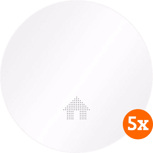 Detalle de Elro FS4610 5er-Pack mit 10‑Jahres-Batterie