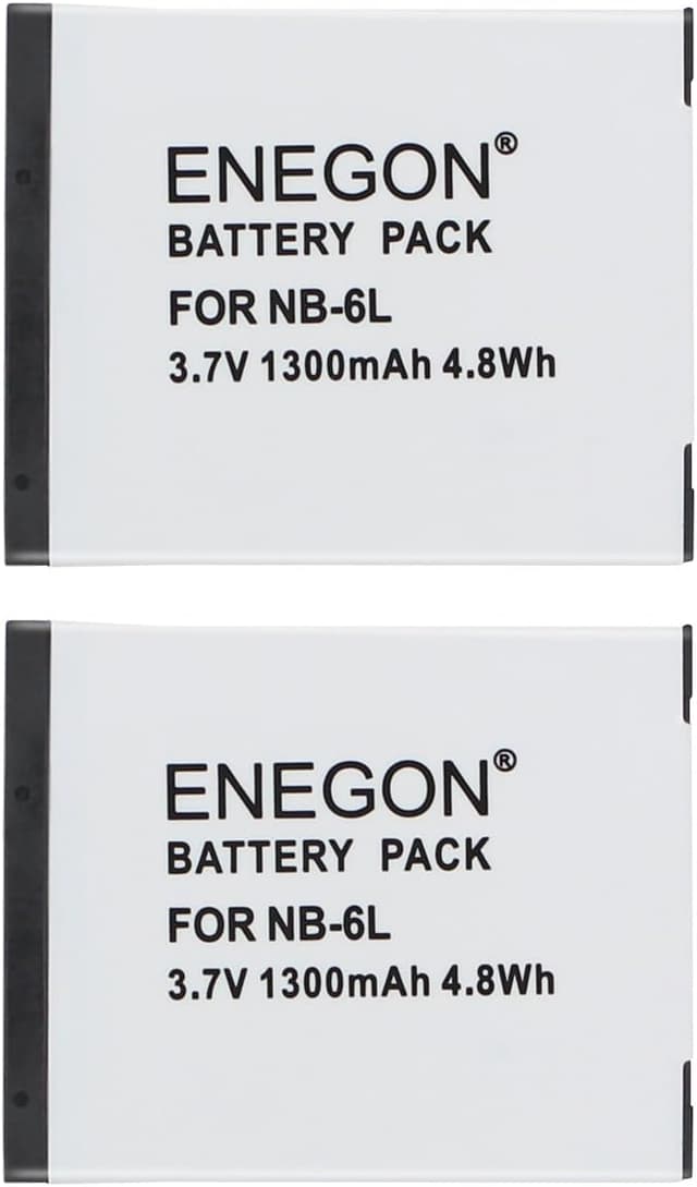 Thumbnail 2 de ENEGON Kit batterie 2 pacchi per Canon NB-6L per fotocamere
