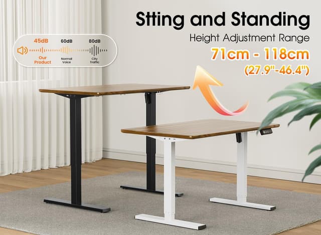 Detalle 1 de Xyndyx Höhenverstellbarer Schreibtisch Elektrisch