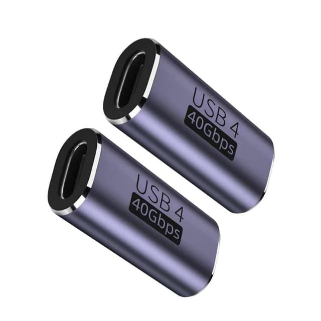 Detalle de Dbilida USB C Buchse auf Buchse Adapter 2er Pack