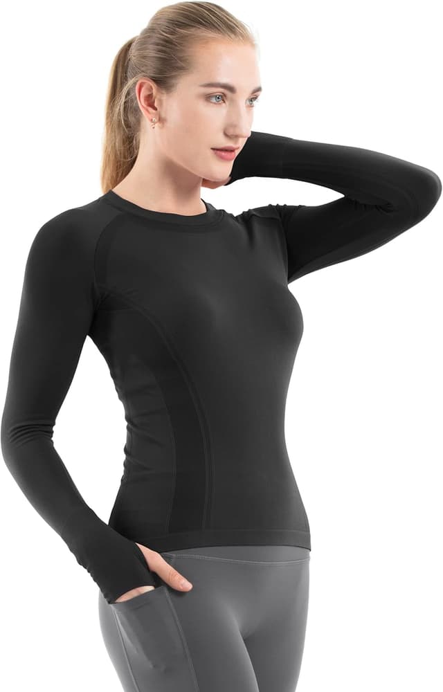 Thumbnail 1 de MathCat Seamless Long Sleeve Yoga Top for Women