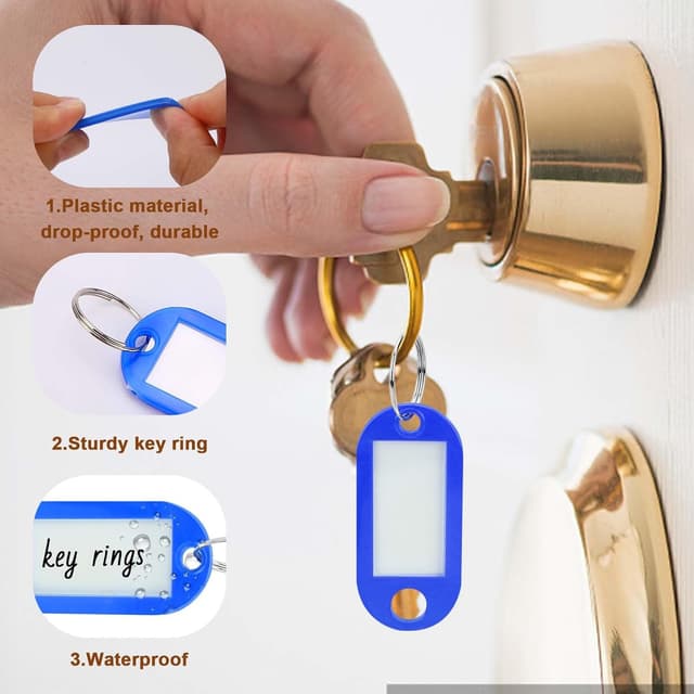 Thumbnail 5 de Mkitnvy Portachiavi Colorati 100 pz