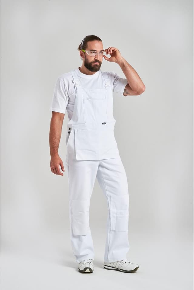 Thumbnail 5 de Portwest S810 Bolton bavette peintre blanc taille XXL