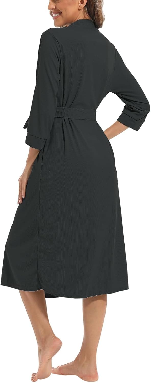 Thumbnail 5 de MAGIC ARMOR Damen Bademantel 3/4 Ärmel S-XXL 🛍