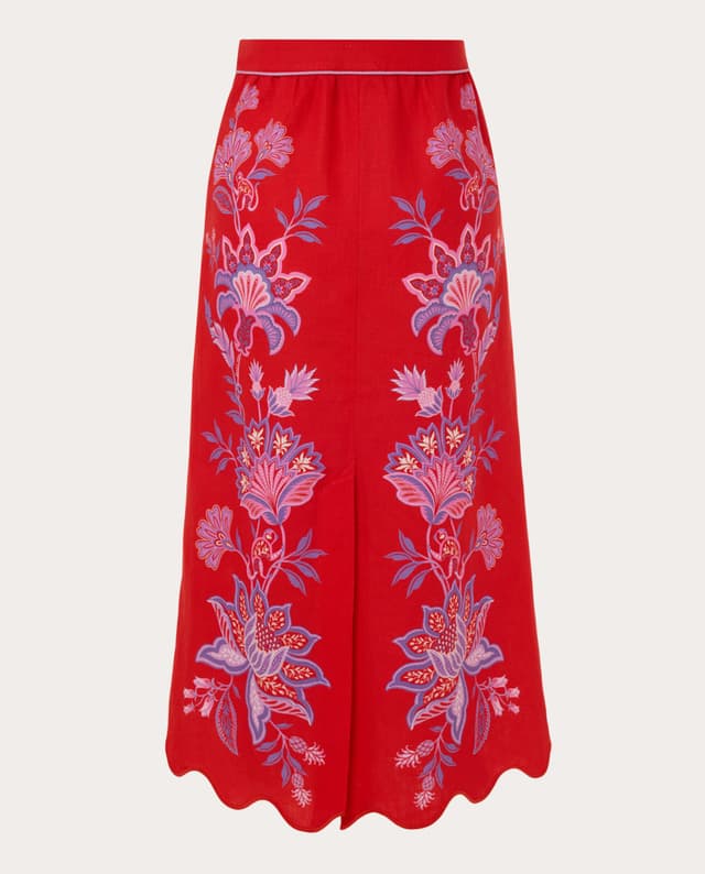 Thumbnail 1 de FARM Rio Falda midi Garden lino