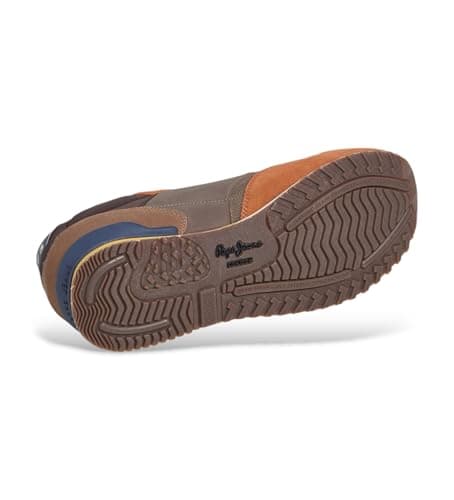 Detalle 2 de Pepe Jeans Zapatillas London Brick de piel marrón