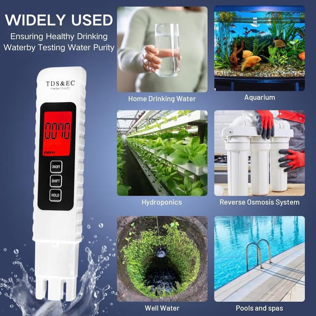 Thumbnail 6 de 2025 New TDS Meter Digital Water Tester