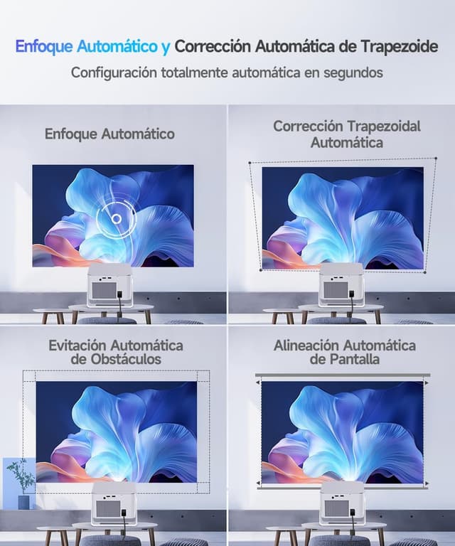 Thumbnail 4 de Alwtniet Proyector Portátil Full HD 1080P 📽