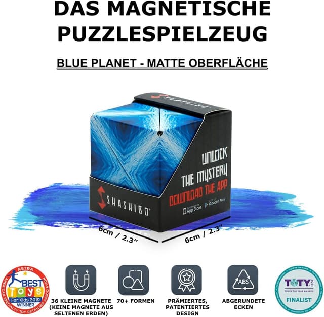 Detalle de Shashibo Formwechsel-Box 36 Magnete 🧩