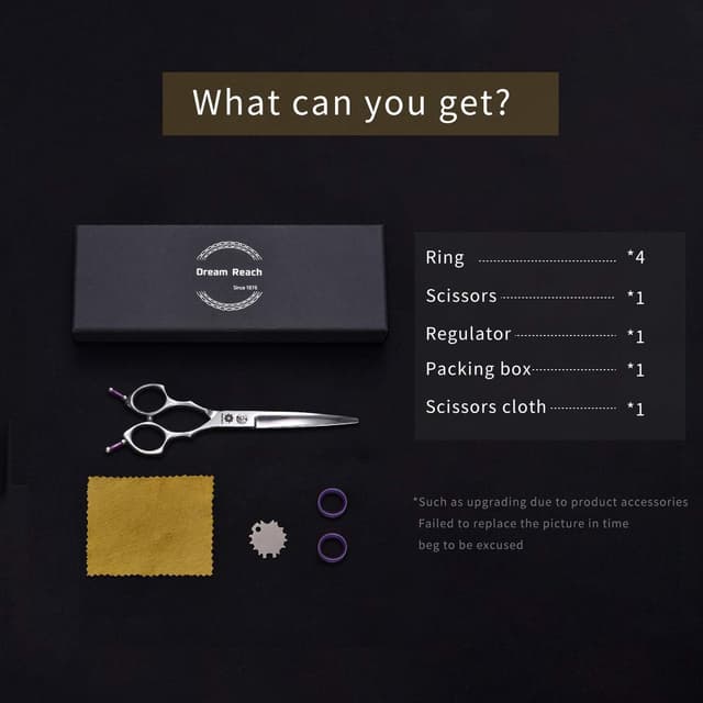 Thumbnail 6 de Dream Reach Fellschere 6,5" gebogen – Hundeschere für Pflege ✂