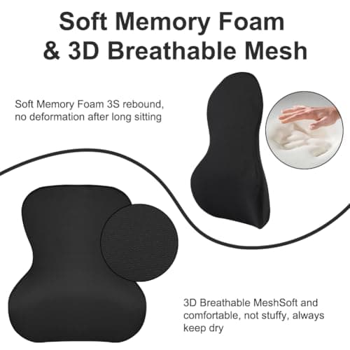 Thumbnail 2 de Ainiv Cojín Lumbar Ergonomico para Coche y Oficina