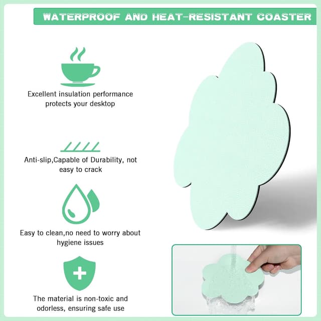 Thumbnail 5 de ZIYOU LANG Alfombrilla y posavasos en la nube ☁