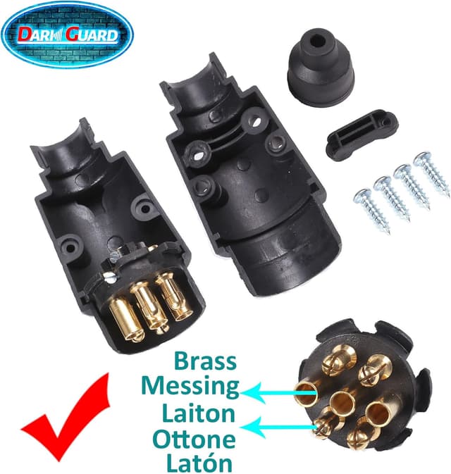 Detalle 1 de DARKGUARD 7pin Trailer Plug 12v