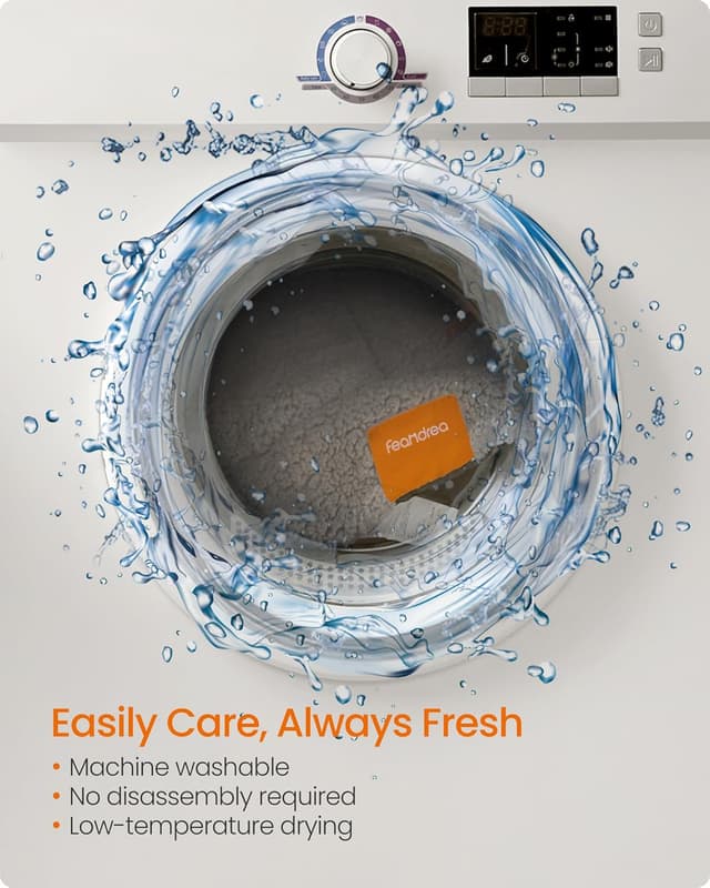 Thumbnail 4 de Feandrea PPB020G01 XL Warm Dog Bed 105 x 70 cm