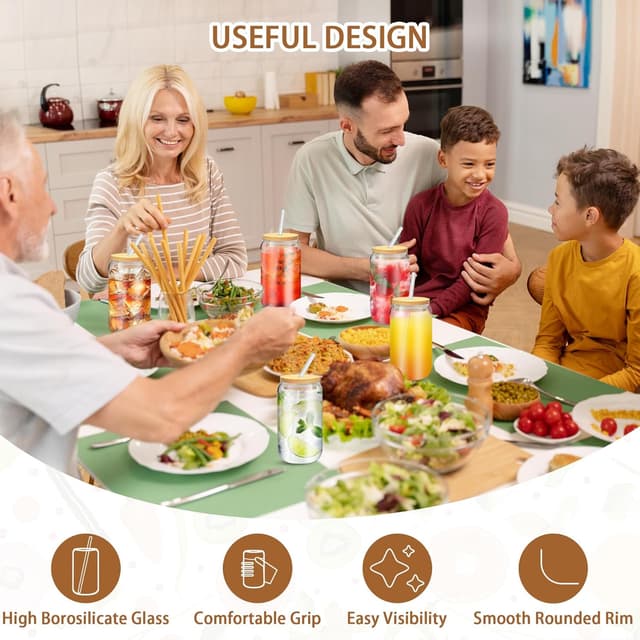 Thumbnail 3 de PeacePeo 20 Oz Glass Cups đź«–