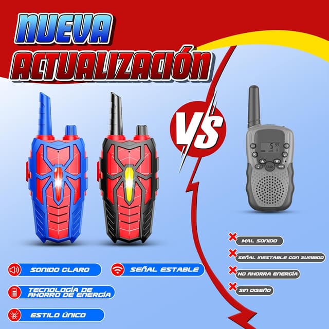 Thumbnail 5 de Toyokid Walkie Talkie niños 1000 ft